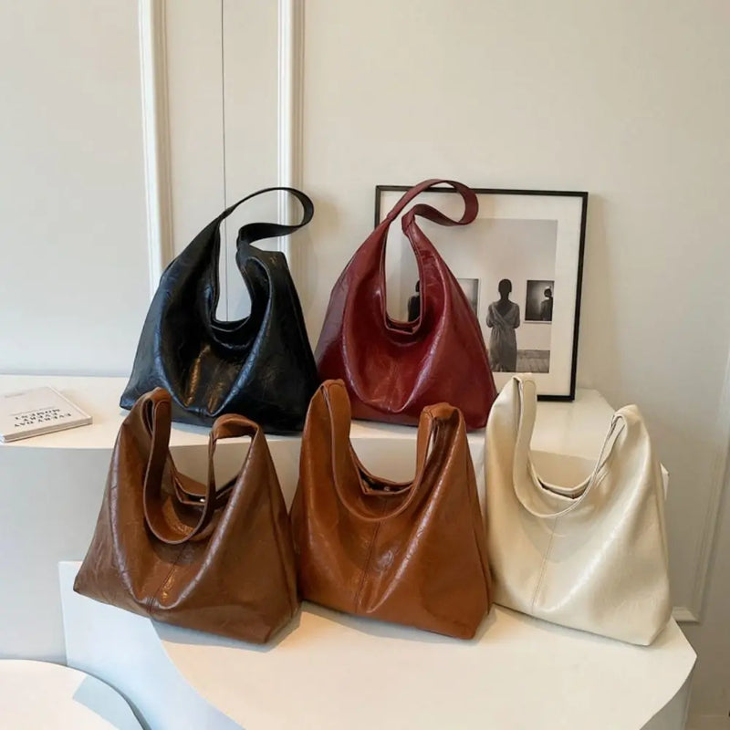 Bolsa Feminina Hobo Couro de Alça Grande