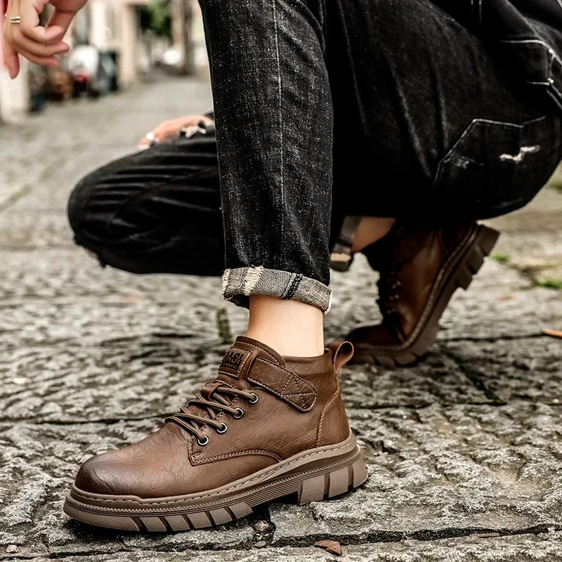 Bota Masculina Vanguard em Couro 100% Legítimo