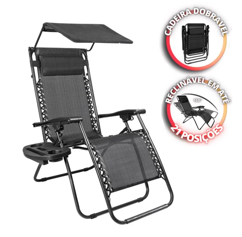 Cadeira Dobrável Super Reforçada (150kg)