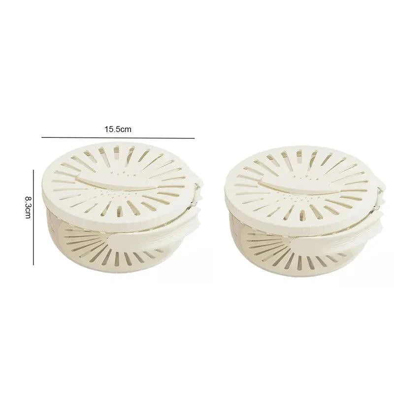 (Compre 1 e Leve 2) Escorredor Modern Lar™ 2 em 1 com Sistema DrenoFlex / Mantenha Seus Alimentos Frescos e Armazenados sem Desperdício!
