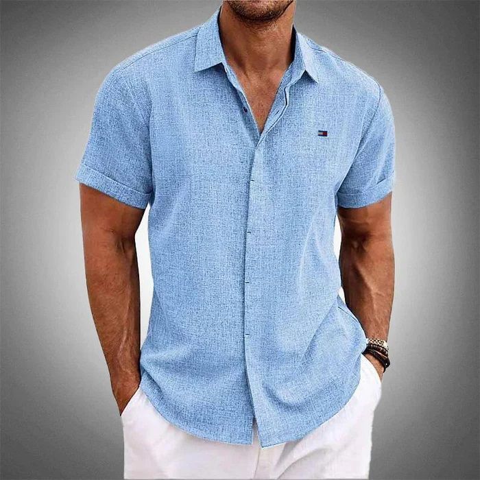 Camisa Manga Curta 100% Linho (PAGUE 2 LEVE 4)