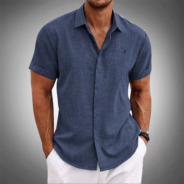 Camisa Manga Curta 100% Linho (PAGUE 2 LEVE 4)
