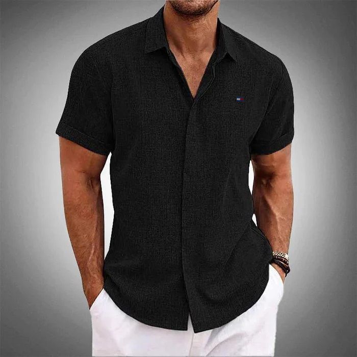 Camisa Manga Curta 100% Linho (PAGUE 2 LEVE 4)
