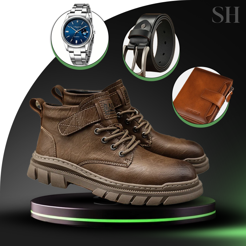 Bota Masculina Vanguard em Couro 100% Legítimo