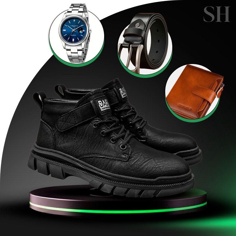 Bota Masculina Vanguard em Couro 100% Legítimo